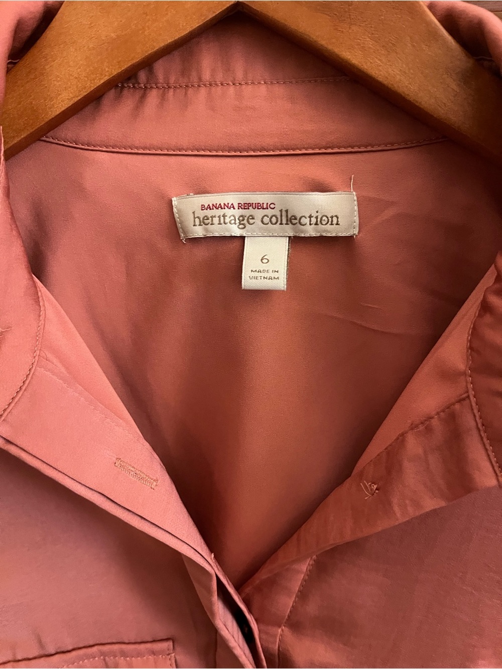 Banana Republic Dusty Rose Safari Style Mini Dress - Picture 3 of 4